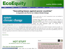 Tablet Screenshot of ecoequity.org